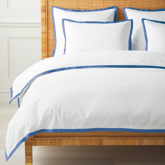 Serena & Lily Other - NWT French Blue Border F/Q Duvet: SERENA & LILY